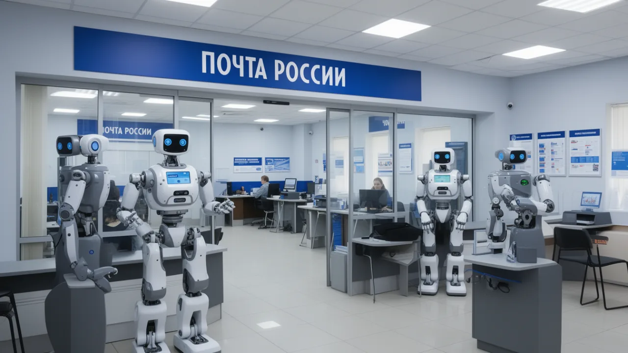 Роботы в отделении Почты России