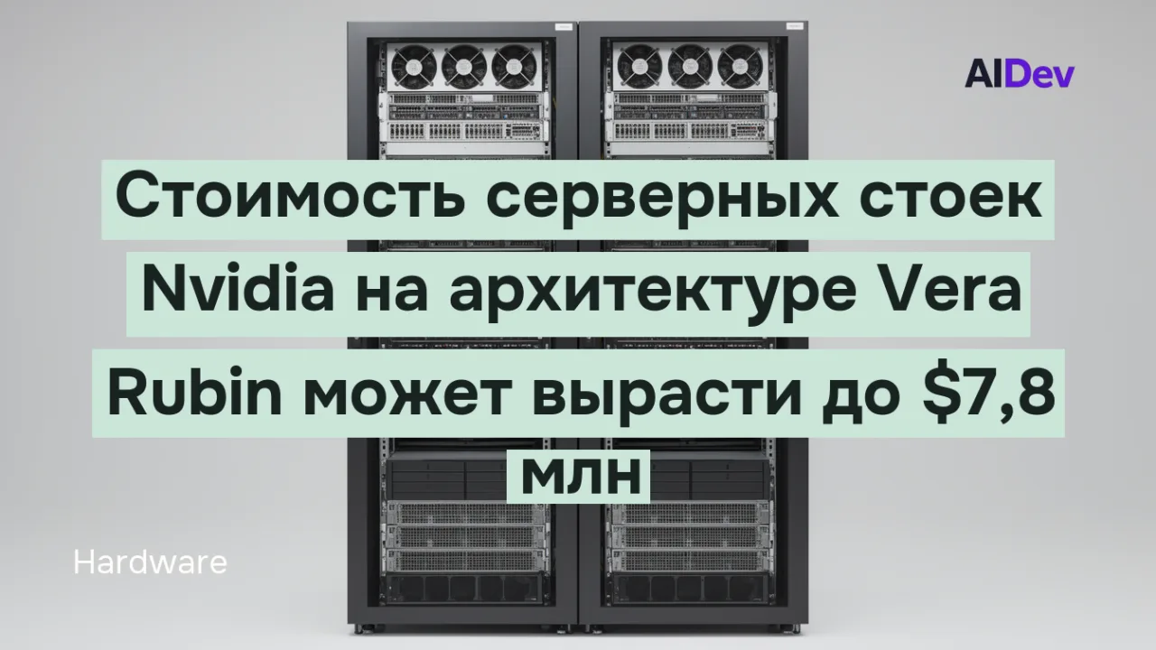 Две серверные стойки с оборудованием