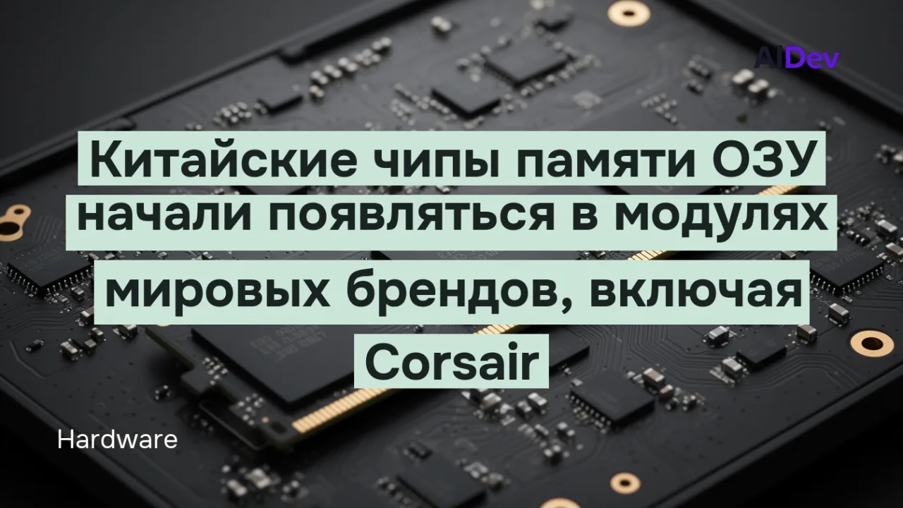 Модуль оперативной памяти DDR5 на материнской плате