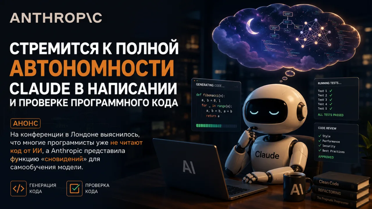 Anthropic стремится к полной автономности Claude в написании и проверке программного кода