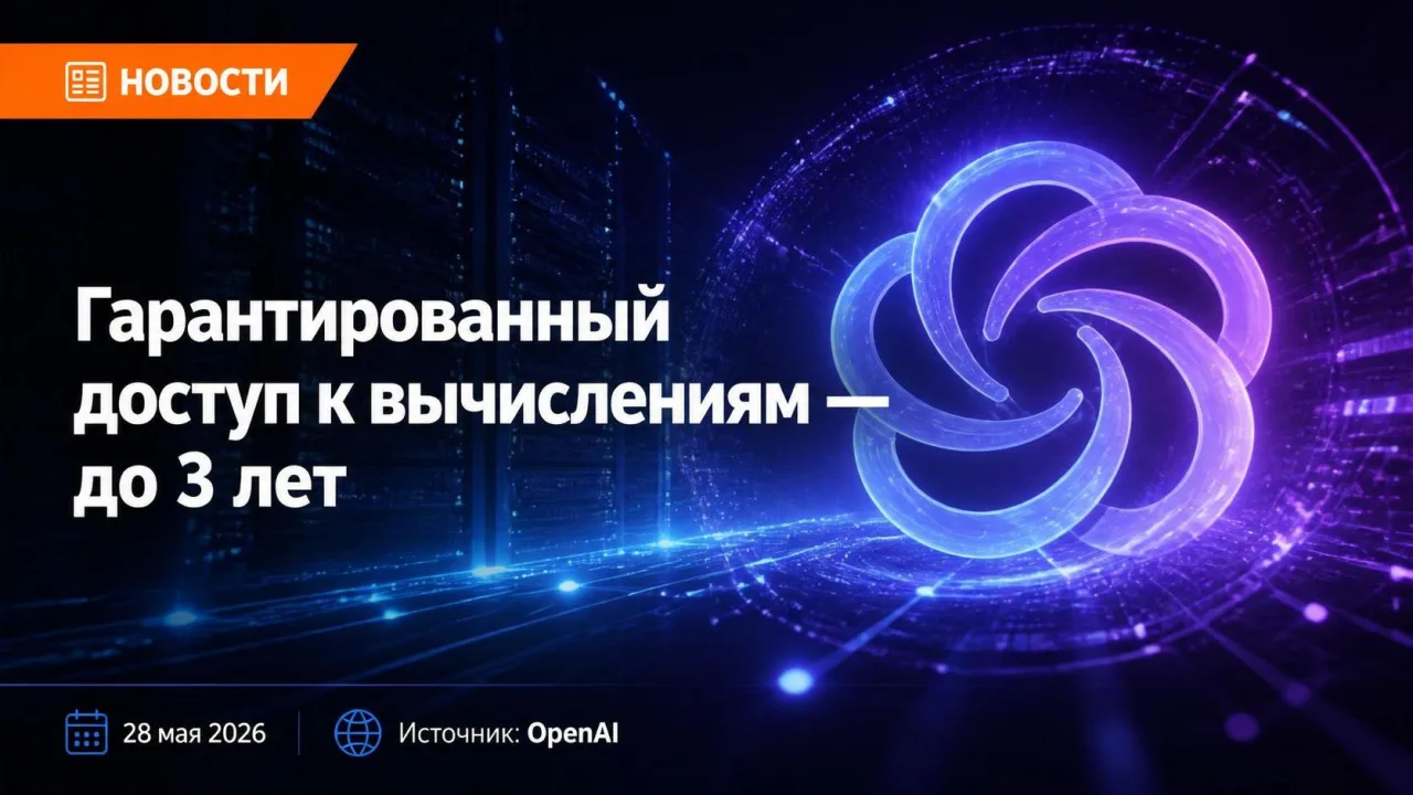OpenAI предложит компаниям гарантированный доступ к вычислительным мощностям на срок до трех лет