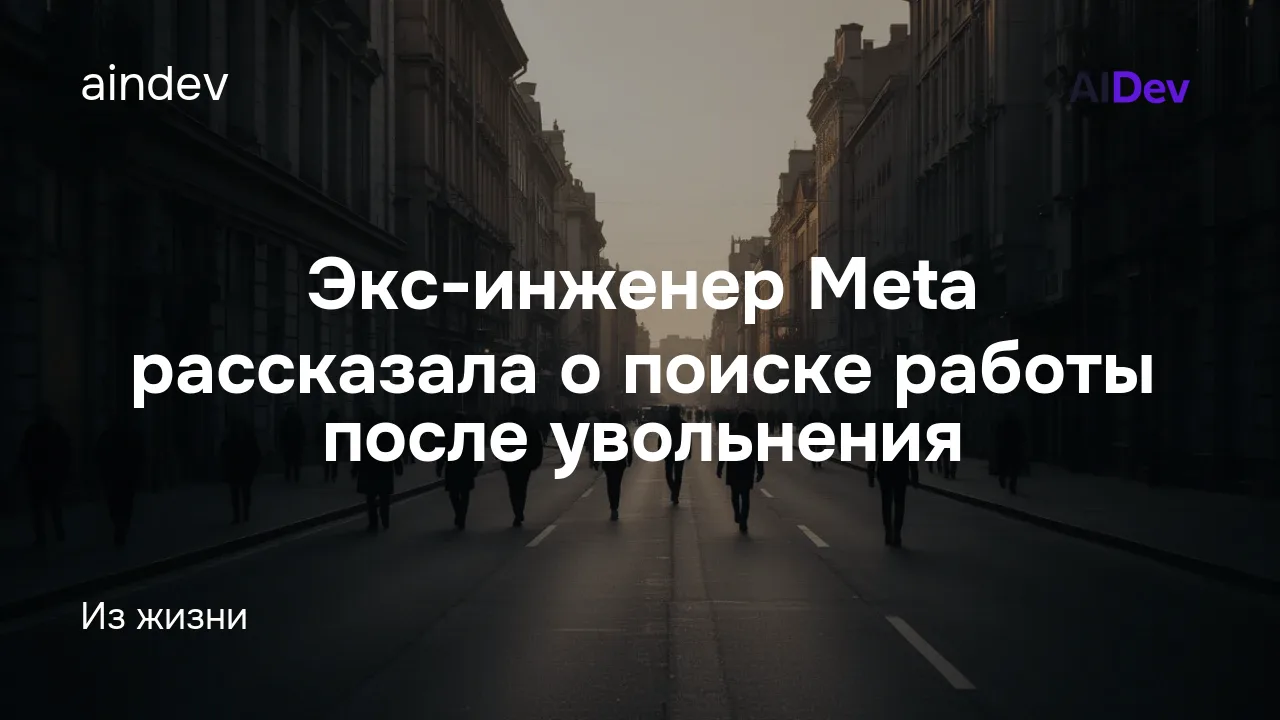 Экс-инженер Meta рассказала о поиске работы после увольнения
