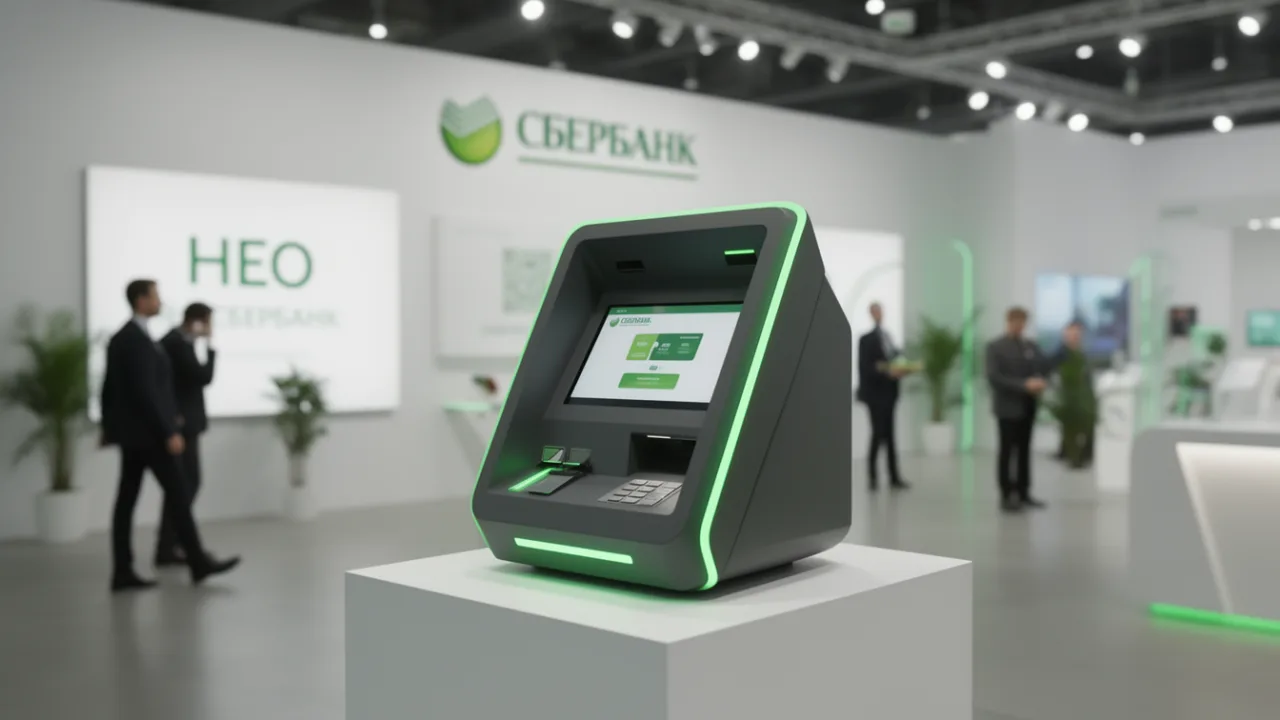 Сбер представил на ПМЭФ-2026 платежный терминал НЕО со встроенным ИИ