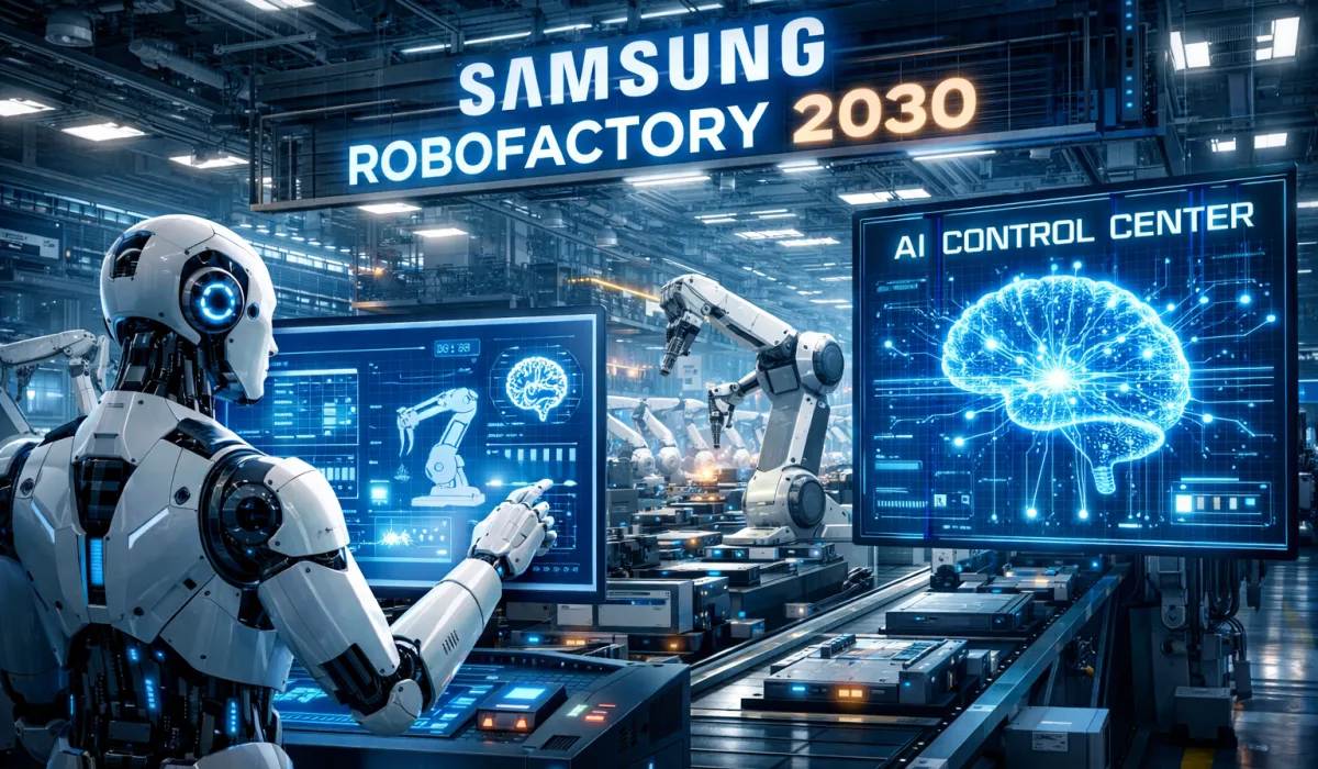 Робофабрика Samsung под управлением ИИ