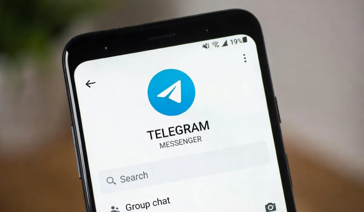 Приложение Telegram на смартфоне