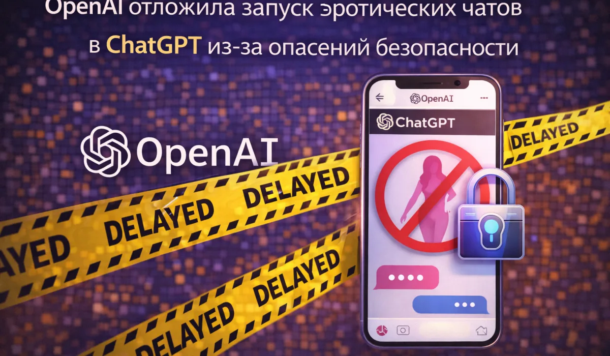 OpenAI отложила запуск эротических чатов в ChatGPT из-за опасений безопасности
