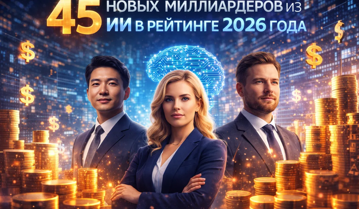 Forbes: 45 новых миллиардеров из ИИ в рейтинге 2026 года