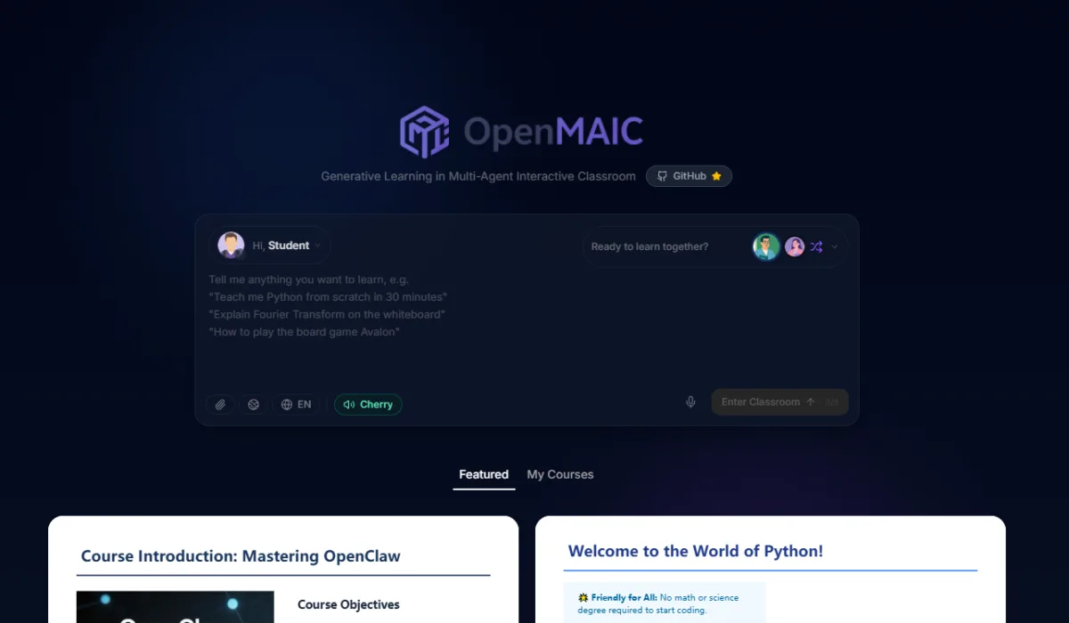Главная страница проекта виртуальных классов
