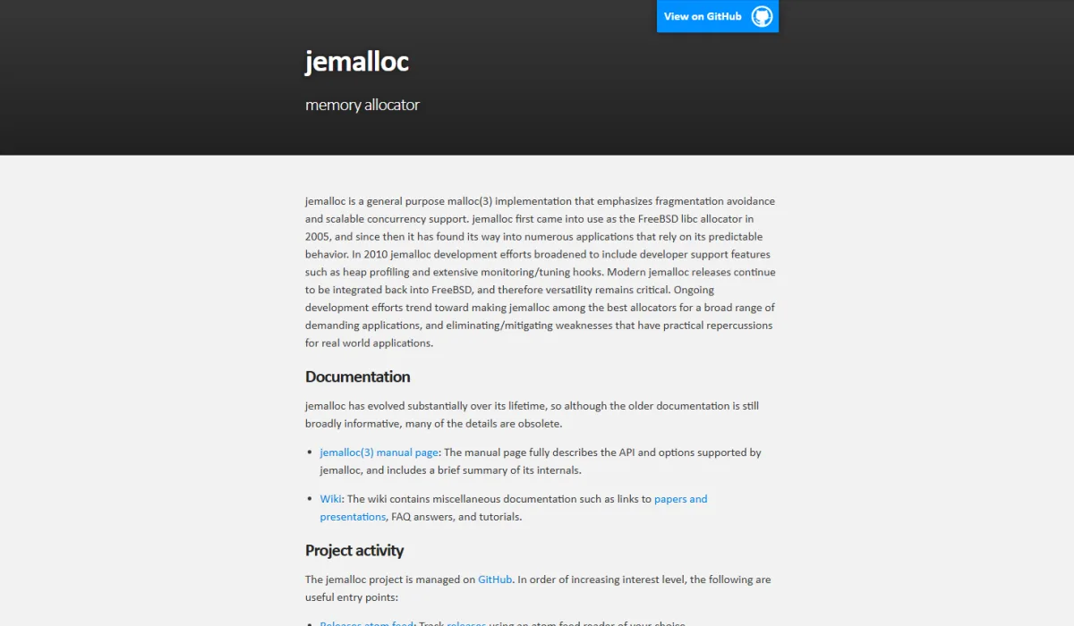 Meta возобновила разработку библиотеки управления памятью jemalloc