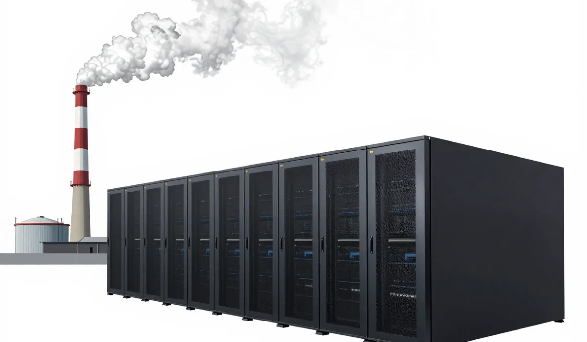 Датацентр и электростанция