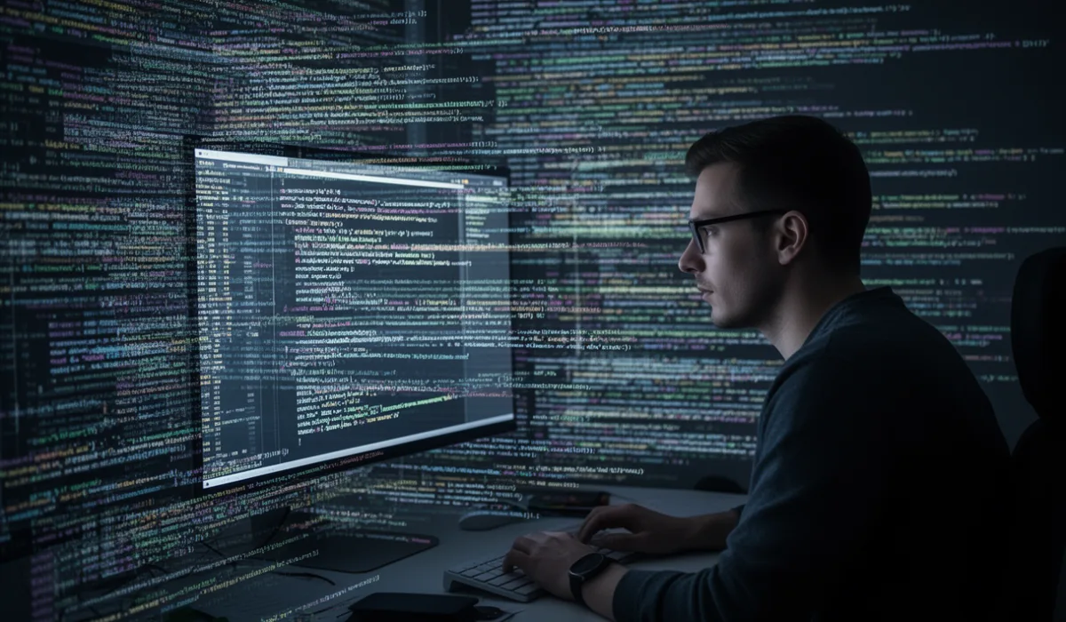 Программист за работой