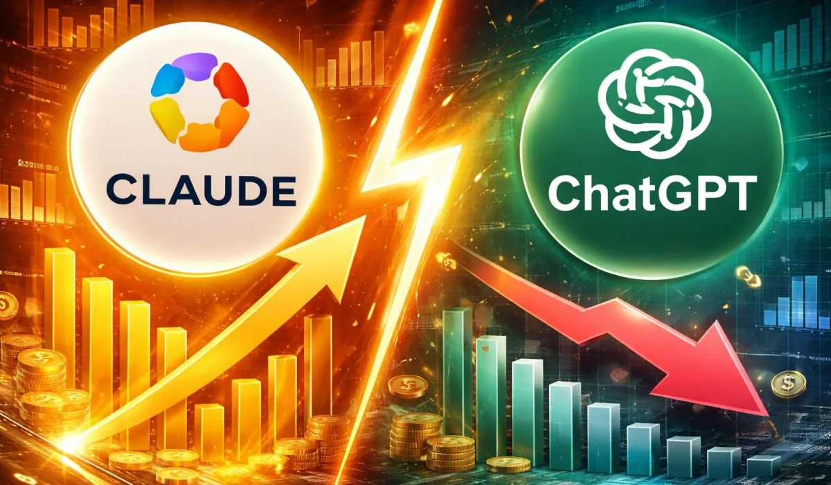 Claude удвоил долю рынка за месяц, ChatGPT теряет позиции