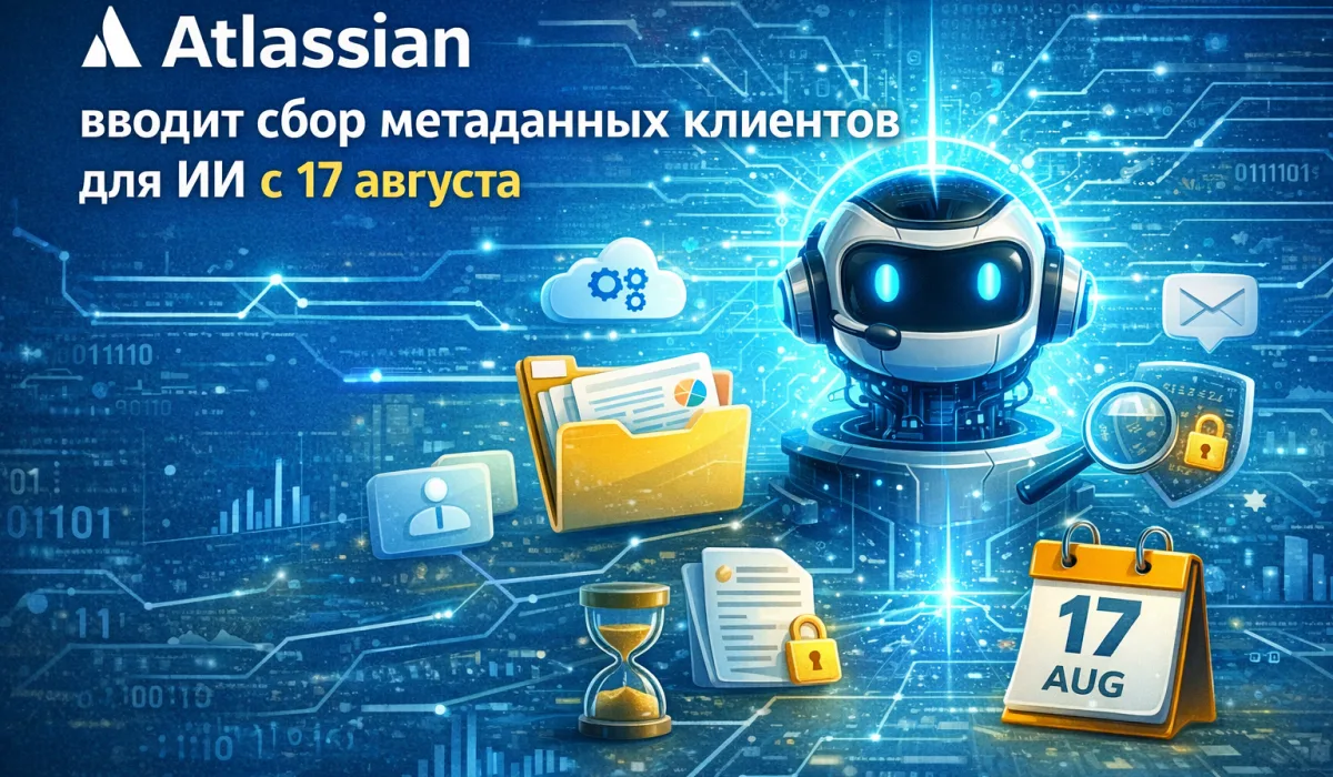 Atlassian вводит сбор метаданных клиентов для ИИ с 17 августа