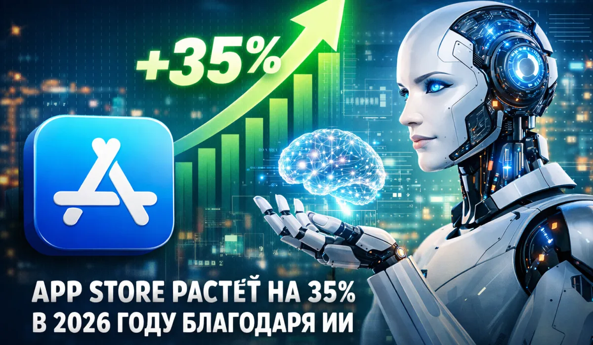App Store растёт на 35% в 2026 году благодаря ИИ