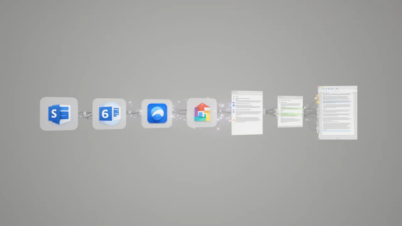 Нейронная сеть: объединение графических элементов и офисных документов