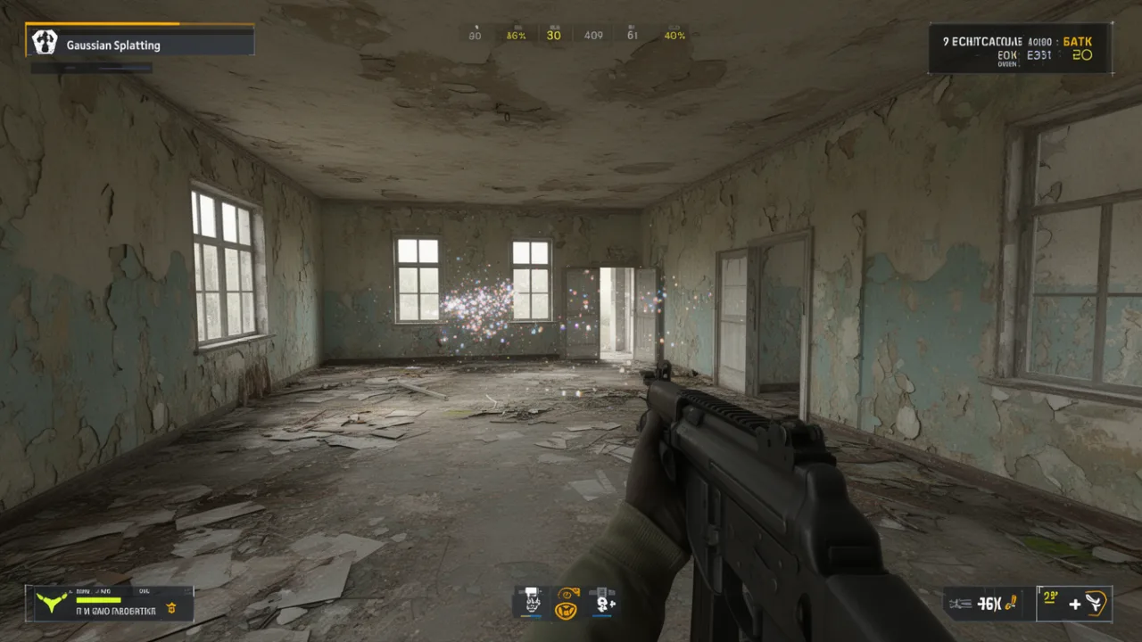 Разработчик создал браузерный FPS на Gaussian splats