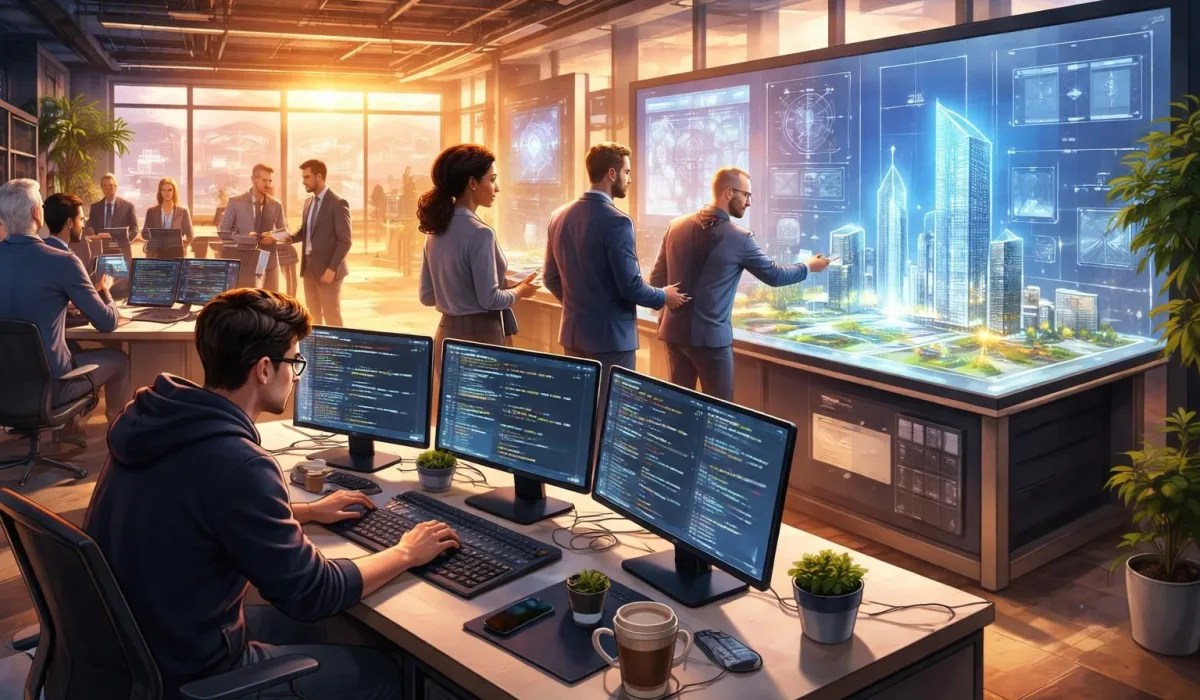 Программист за работой