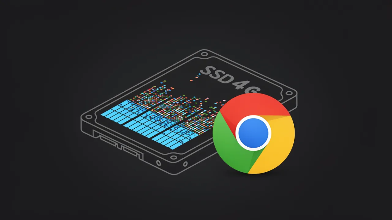 Браузер Google Chrome и SSD-накопитель
